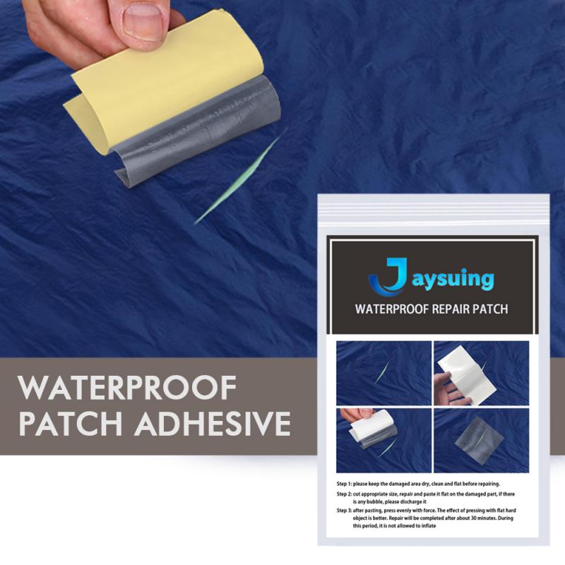 10Pcs Waterdichte Reparatie Tape Transparante Zelfklevende Reparatie Patches Voor Opblaasbaar Zwembad Bandenreparatieset Patch Kit