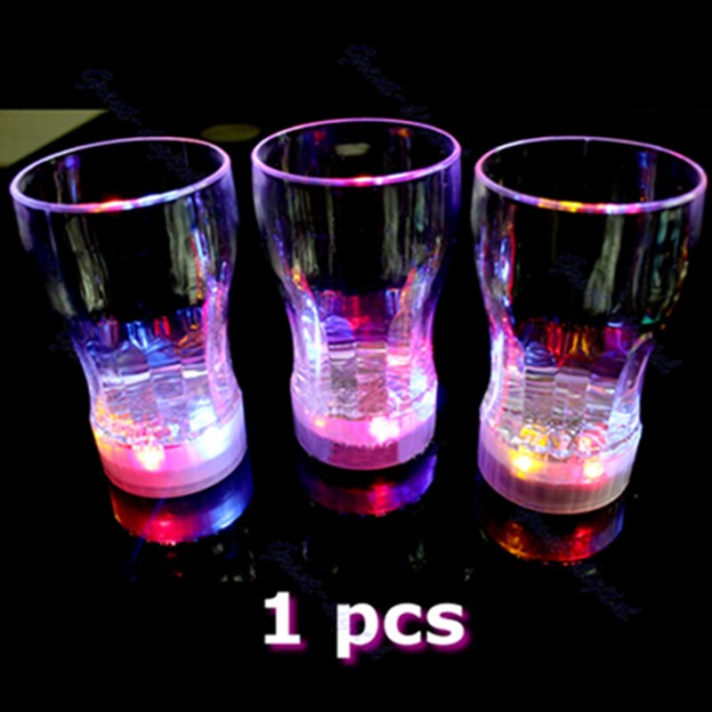 6 led lys blinkende dekorative ølkrus drink kop til fester bryllup klubber /detail