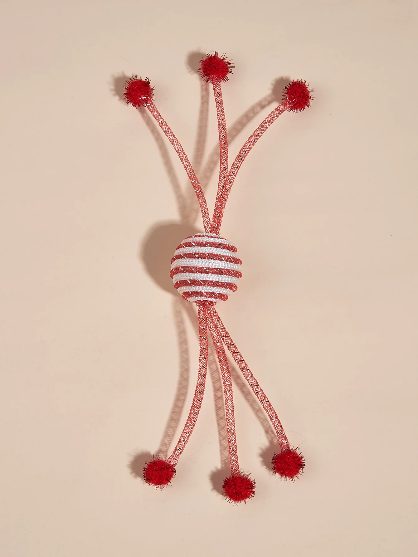 Jouet pour chat, bâtons pour chats, cordes interactives, jouets pour chiens de compagnie, taquin, boule de laine résistante aux morsures, accessoires Gatos: S / Black