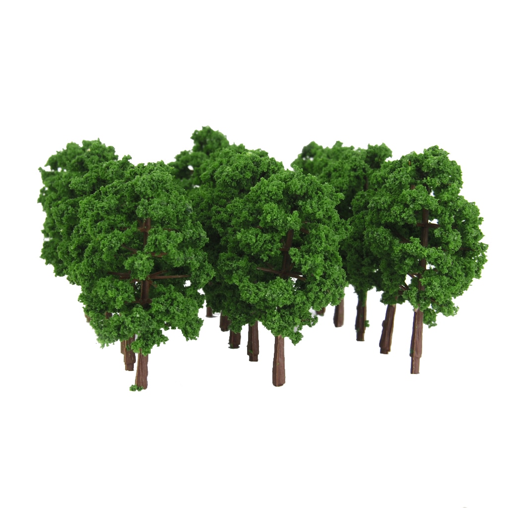 20Pcs Tree Model Train Railway Diorama Wargame Park Scenery Layout 1:150 N Scale