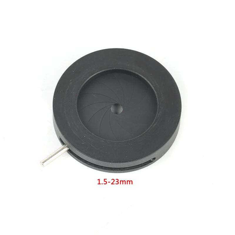 verstärkend Durchmesser 1-12mm Zoomen Optische Iris Membran Blende Kondensator 12 Klingen Für Digital Kamera Mikroskop Adapter: 1.5-23mm