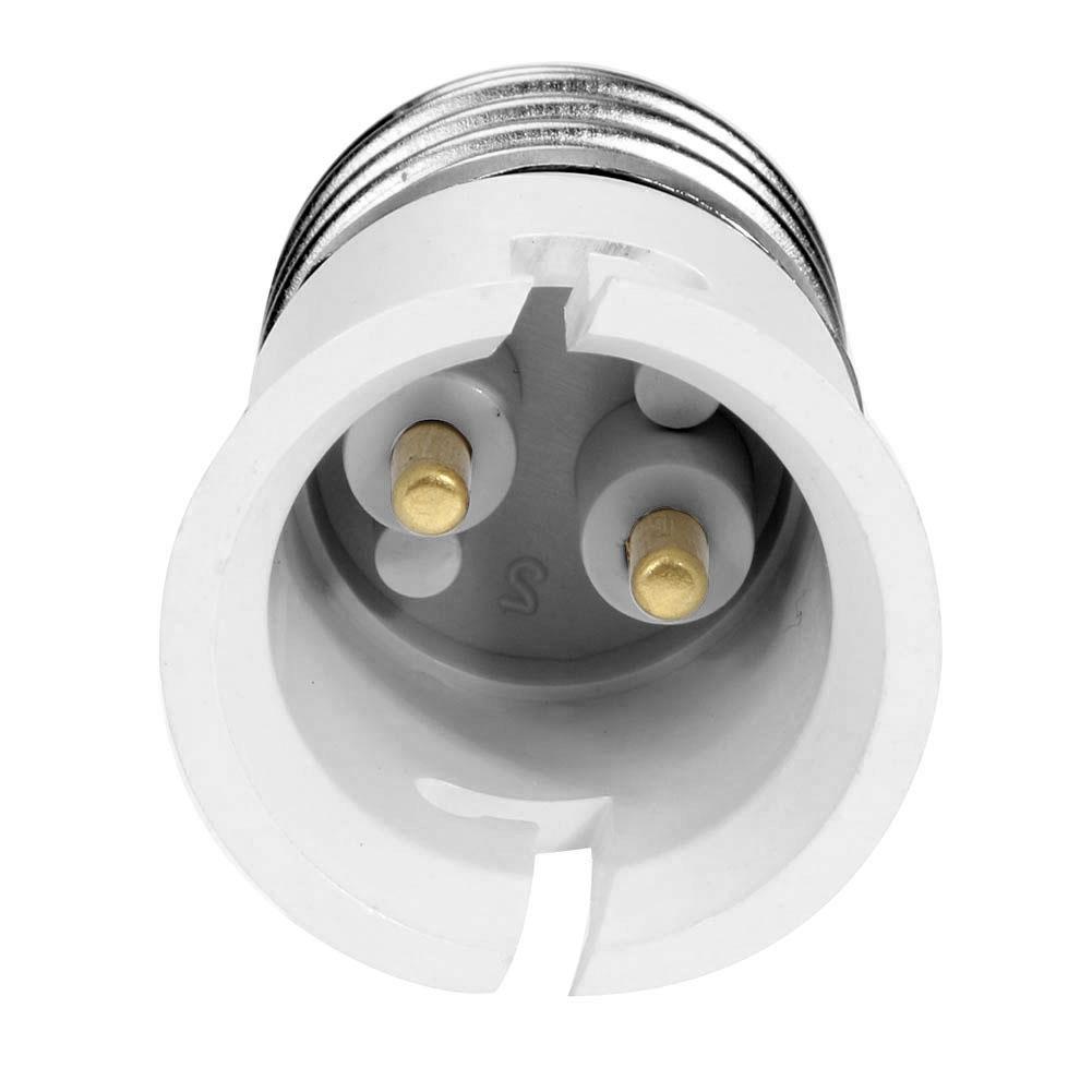 Adaptador de luz E27 a B22, piezas de iluminación, convertidor de plástico ignífugo, adaptador de bombilla, soporte de lámpara