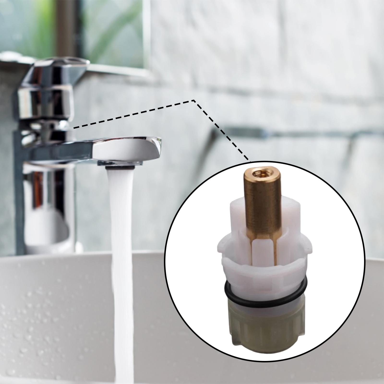 Faucet Stem Replacement RP25513 with Rubber Seat and Spring Faucet Stem Assembly for Delta Faucet Kit Replaces Durable