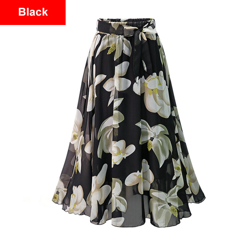 Winterjurken voor vrouwen UK Vrouwen Bloemenprint Rok