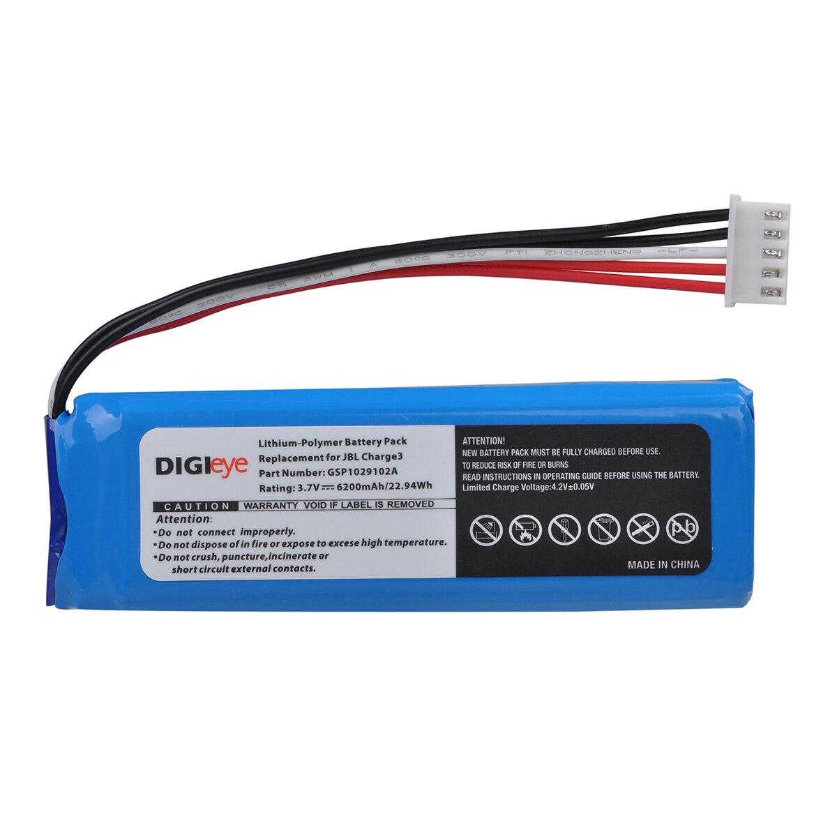 3.7V Rechargeable Speaker Battery Replacement For JBLCharge 3 2016 Version Wireless Bluetooth - View #11