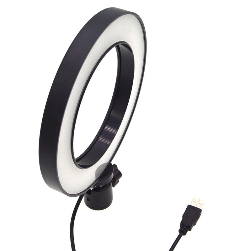 Dimmbare LED Studio Kamera Ring Licht Foto Telefon Video Licht Ringförmige Lampe Selfie Stock Ring Füllen Licht Für Kanon