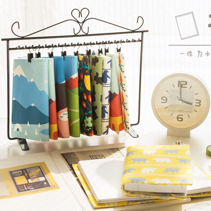 Cute Cloth Fabric Cover for Midori Notebook A5 Fitted Paper Book Cover DIY Journal Diary Supplies