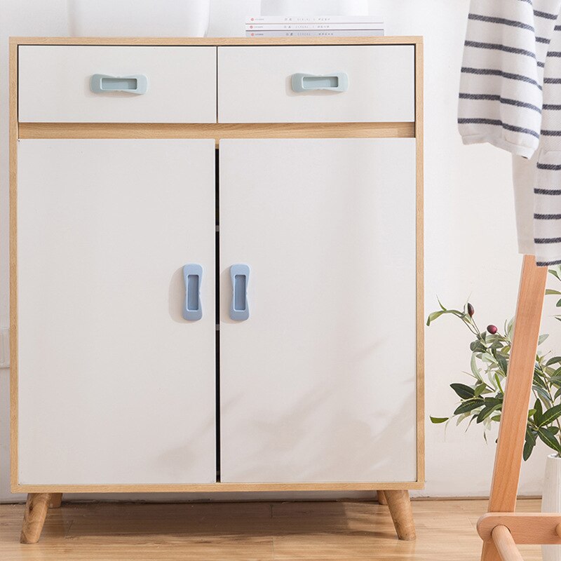 Deuren Venster Kast Lade Kast Zelfklevende Handvat Deurklink 2 Stks/partij Plakken Open Schuifdeur Handvatten Voor Interieur