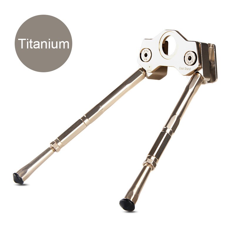 Adjustable Bicycle Crank Kickstand Alloy MTB Road Bike Crank Stand Pedal Cycling Parking Rack Support Stand Foot Brace: C