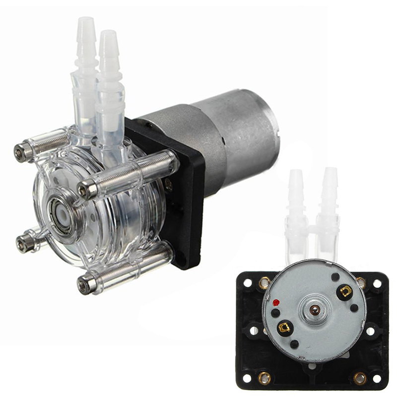 Peristaltic Pump DC 12V/24V Large Flow Dosing Pump For Vacuum Aquarium Lab Analytical