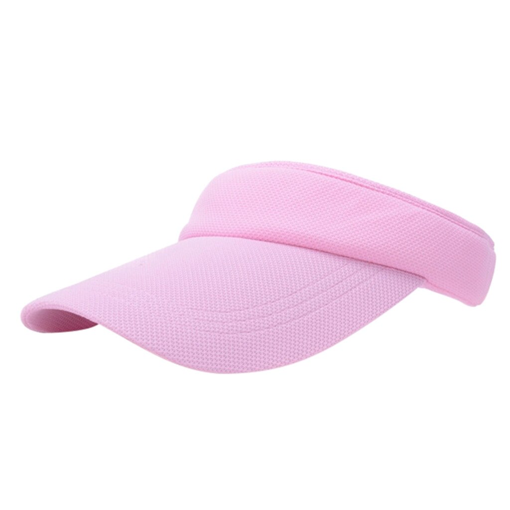 Women Running Tennis Caps Outdoor Sport Running Baseball Golf Mesh sun Hat Men Quick-drying Summer Visor Cap Empty hat A30621: PK