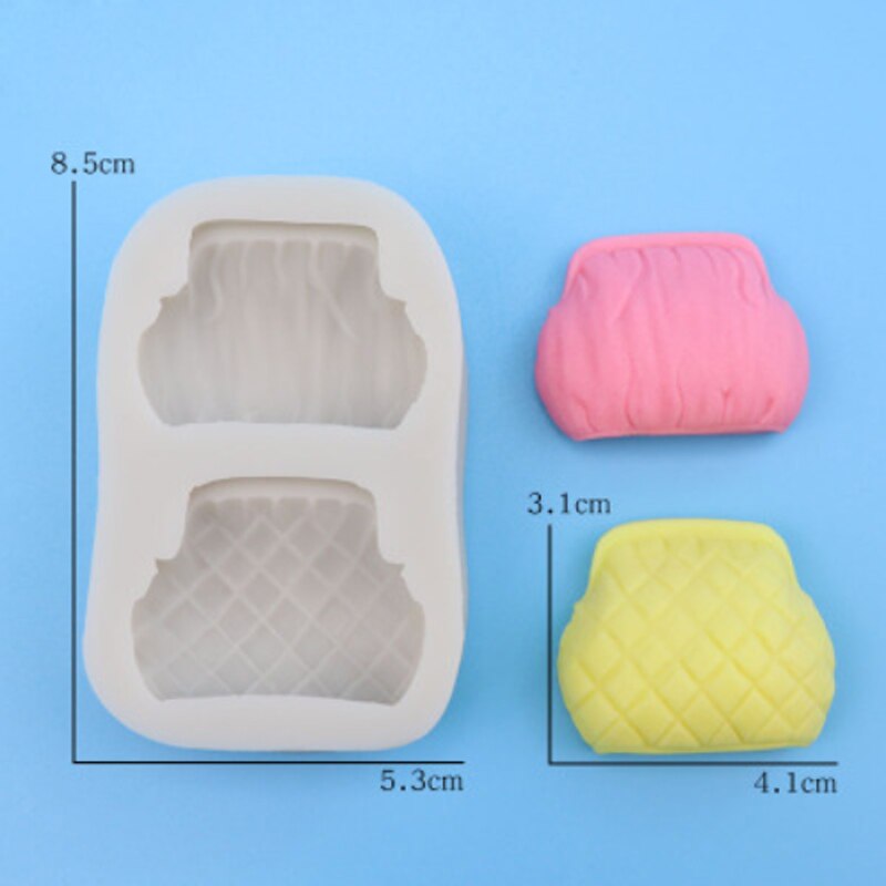 Make-up kwastentas mal fondant taart decoratie gereedschap siliconen mal suikerwerk chocolade bakgereedschap voor taarten gumpaste vorm: Zj0619