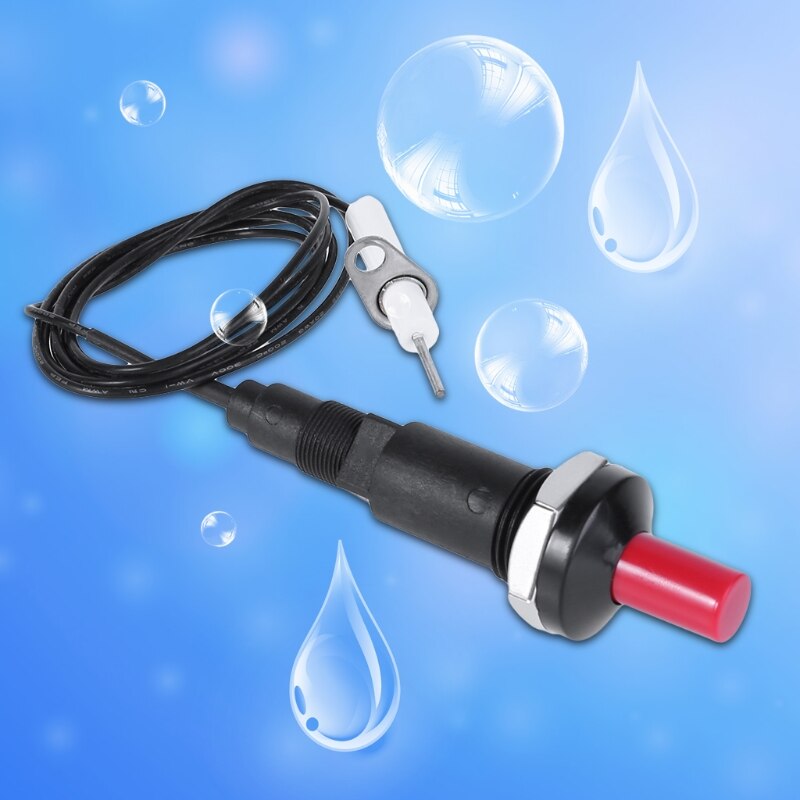 Juego de ignición piezoeléctrica con Cable, botón pulsador largo de 1000mm, para cocina, U1JE