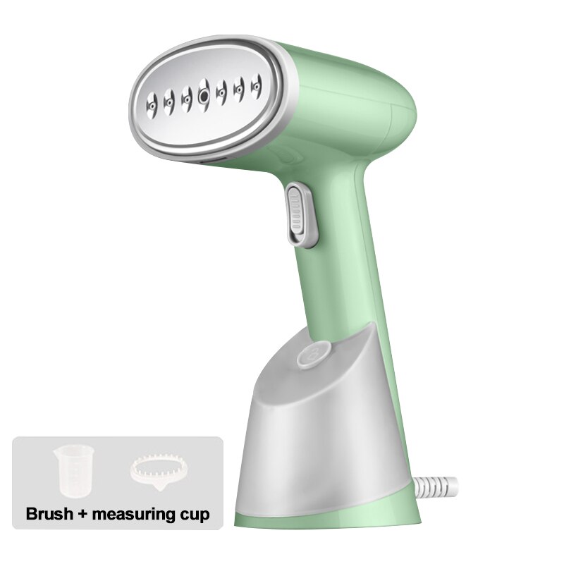250ml Handheld Garment Steamer 1200W Household Portable Steam Iron Ironing Clothes High Temperature Sterilization Steamer: Green 250ml