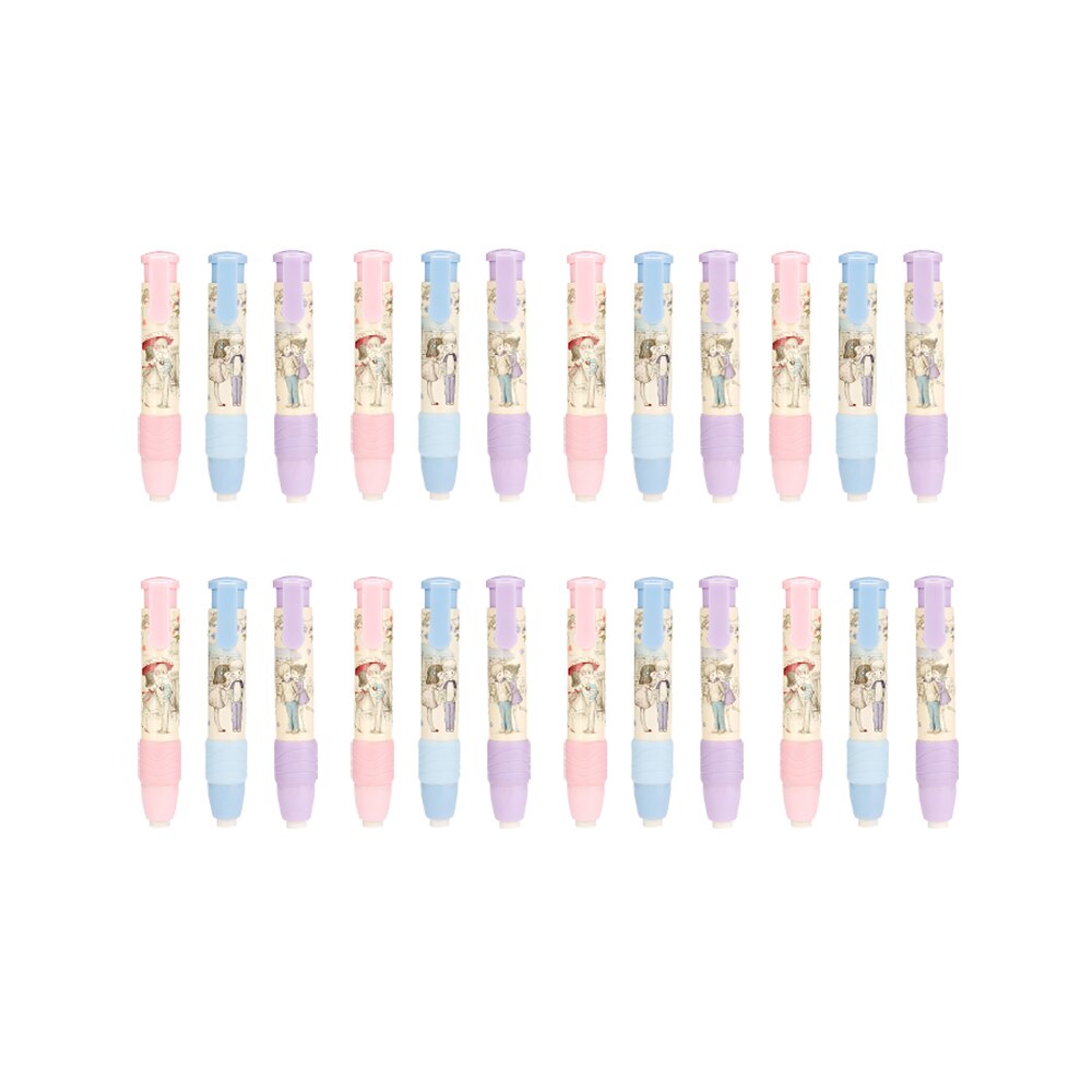 Gum - Pen Vorm - Intrekbaar - 1 Set - Rubber - School & Kantoor