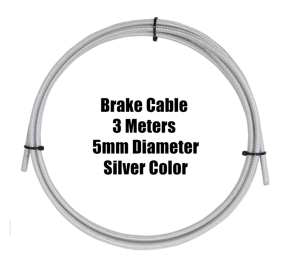 3 Meters Bike Braided Cable Slick Lube Shift Housing Weave Brake Hose Derailleur Shifter Line Wire For Road Mountain Bicycle: Yellow