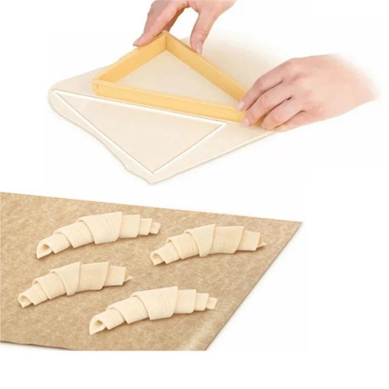 Molde para croissant, cortador de pan, moldes en rollo, máquina para hacer croissant, herramienta de pastelería para hornear, utensilio de cocina