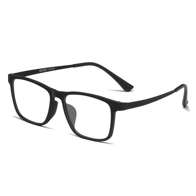Mode Ultra Licht Gewicht Brilmontuur Optische Volledige Velg TR-90 Recept Bril Voor Mannen En Vrouwen Brillen Eyewear: Black