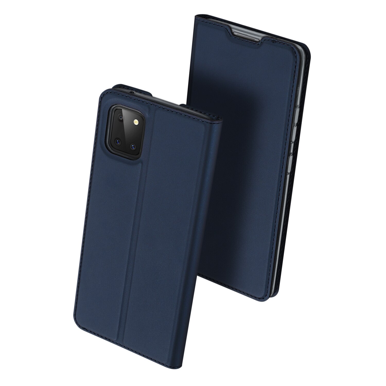 Luxury Flip PU Leather Wallet Book Cover For Samsung Galaxy Note 10 Lite Note10 Lite Case SM-N770F Phone Bags Case Coque Hoesjes: Dark Blue