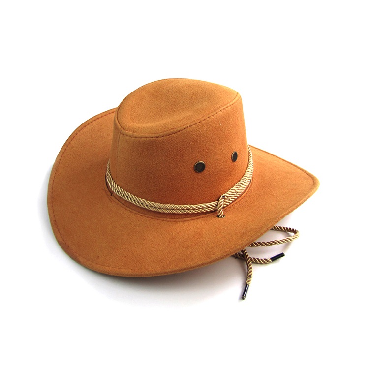 Gorro sombrero de ala grande para hombre y mujer, 3 colores, informal, a la: Yellow