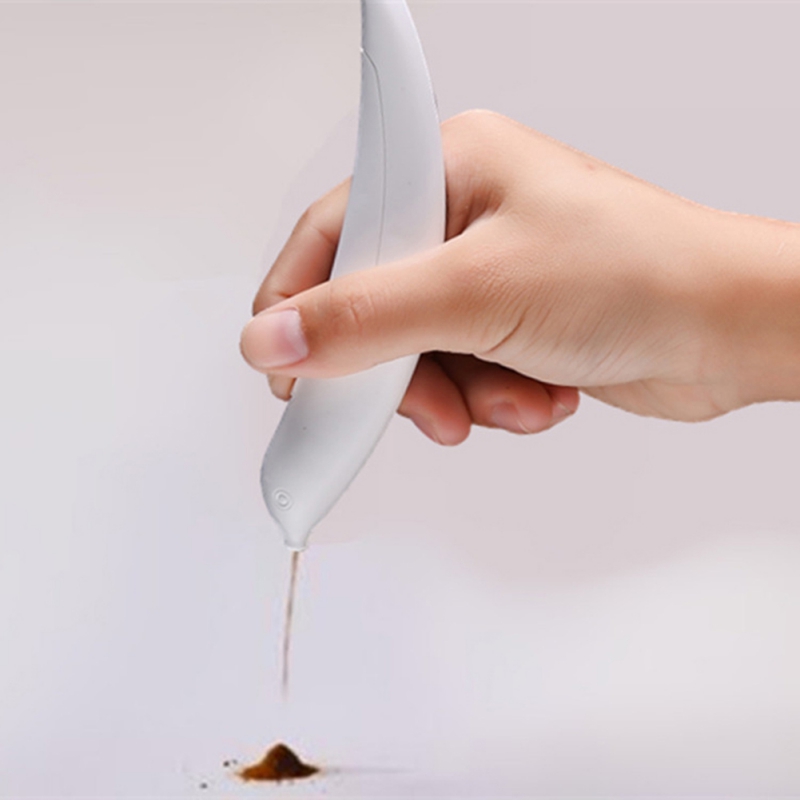 1 Uds. Lápiz de plástico para café Latte, forma de pájaro, DIY, utensilios de decoración para tallado de postres y tartas,