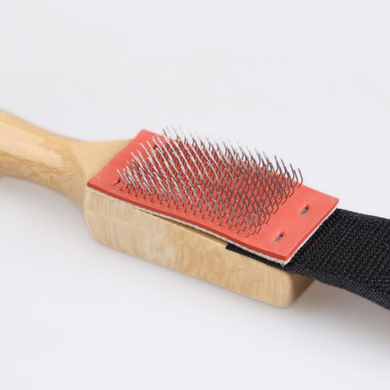 Scarpe di legno Spazzole per pulizia Camoscio Suola Filo Spazzole da scarpe di Pulizia Scarpe Da Ballo spazzola più pulito Calzature Strumento