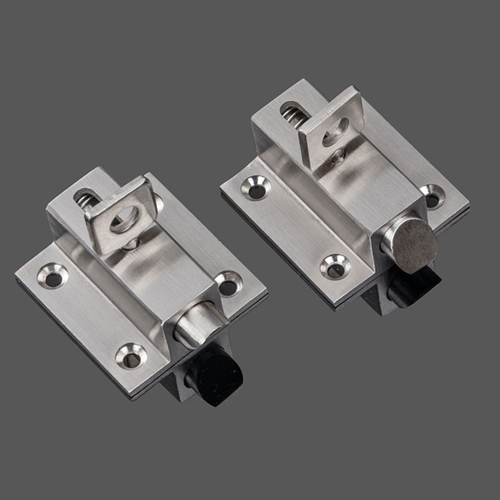 Stainless Steel Spring Latch Lock Anti-Theft Door Latch Automatic Latch Sliding Lock Bolt Hardware Gate Window Safety Lock