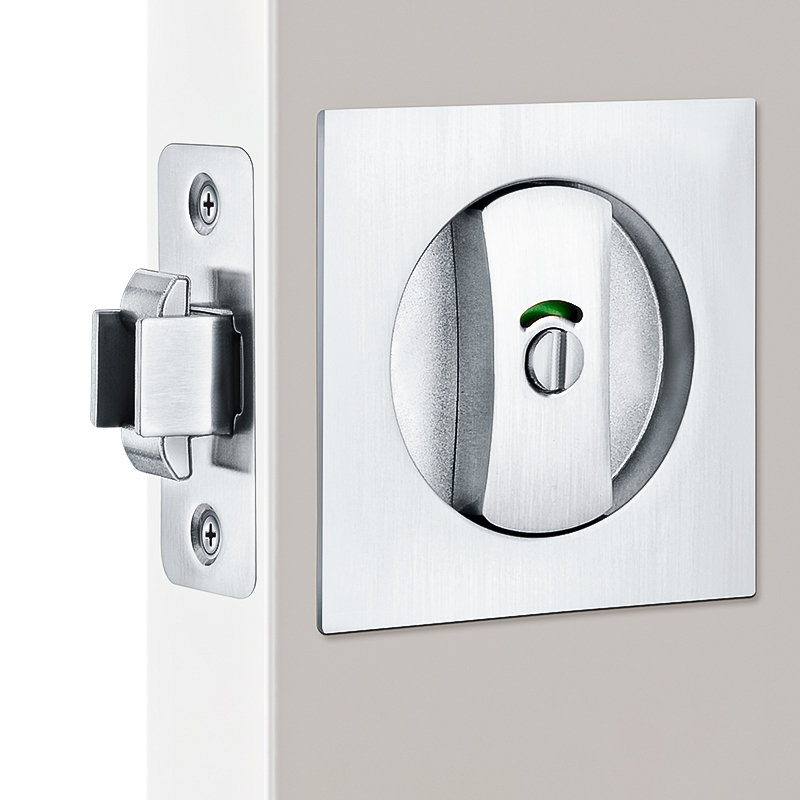 Door Lock Built-In Door Lock Handle Invisible Indoor Sliding Door Lock Can Be Used For Door Lock Handle: WHITE