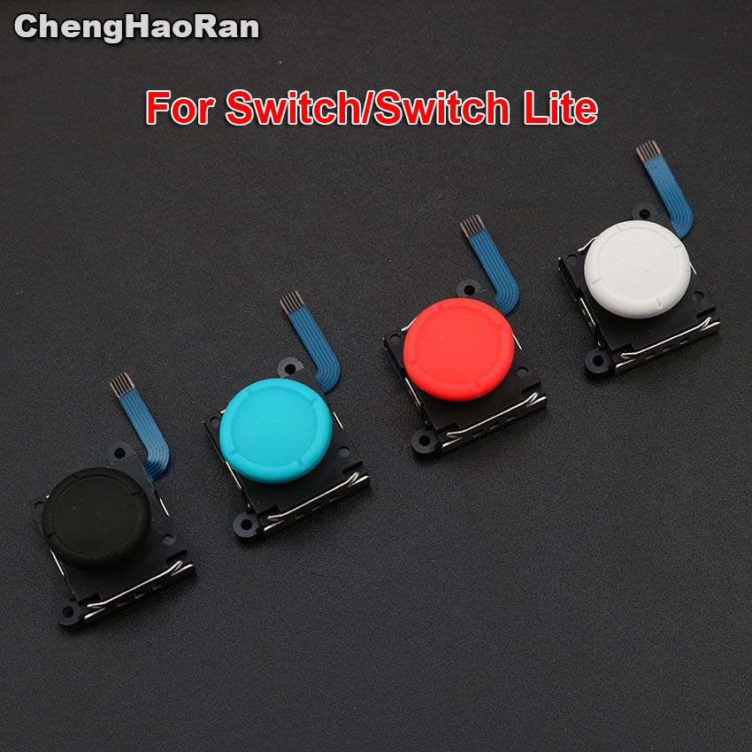 Chenghaoran 3d analog joystick tommelpinne grep cap knapp modul kontroll reservedel for nintendo switch ns controller