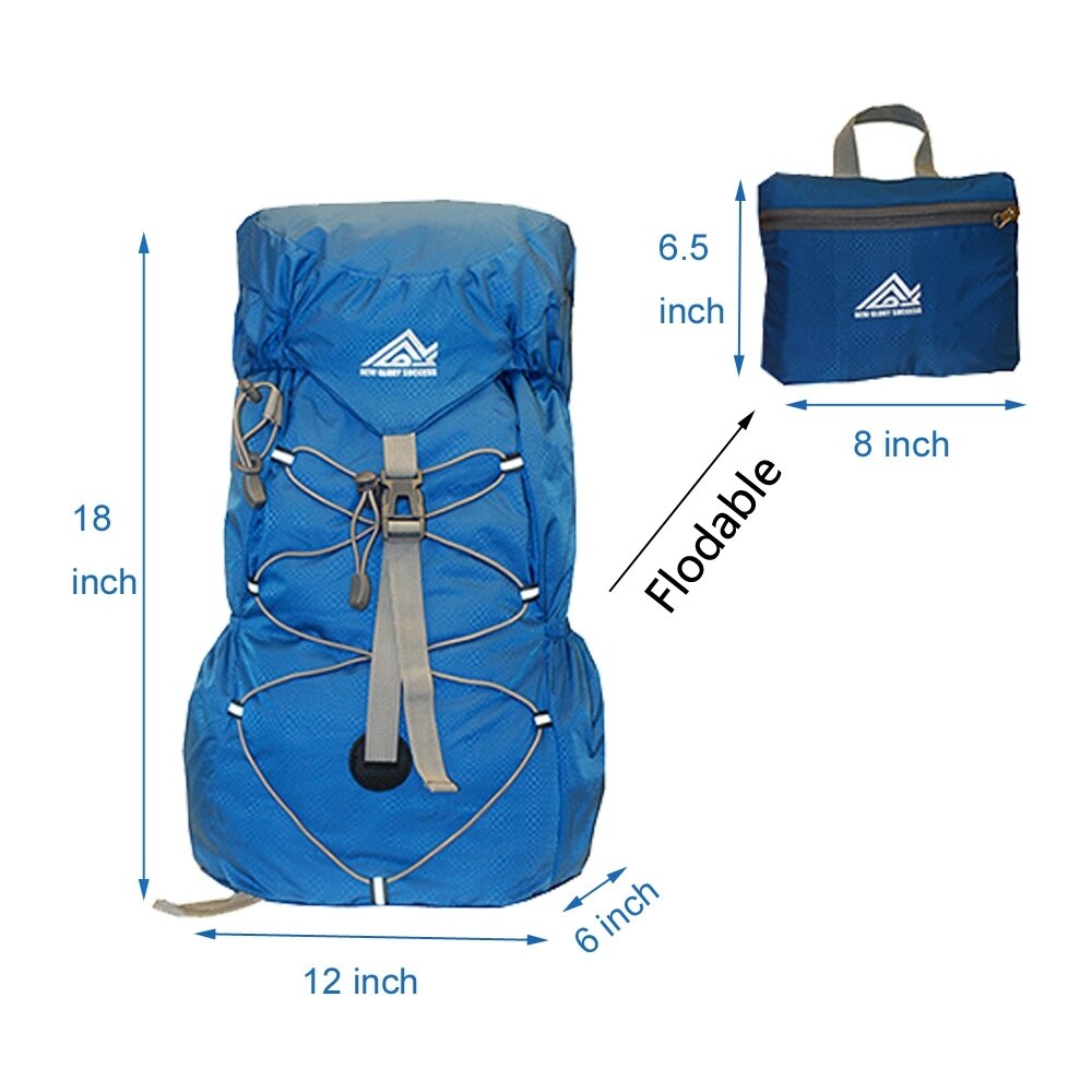 Ultra Lightweight Packable Water Resistant Travel Hiking Backpack Daypack Handy Foldable Camping Outdoor Backpack Bag