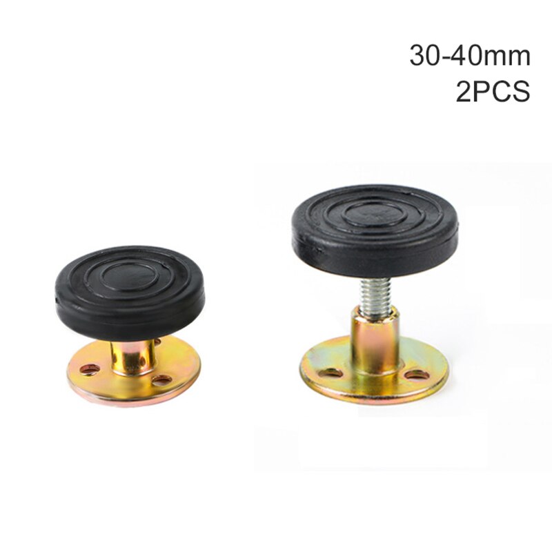 2pcs Adjustable Threaded Bed Frame Holder Anti-Shake Tool for Bed Telescopic Support for Room Wall SLC88