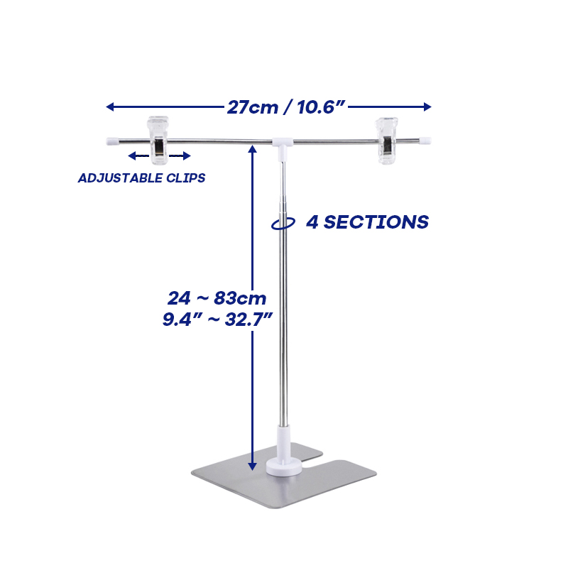 TENWISH Tabletop Backdrop Stand Backgound Support for Photographic Studio Video Scene Poster Holder Billboard Display Rack