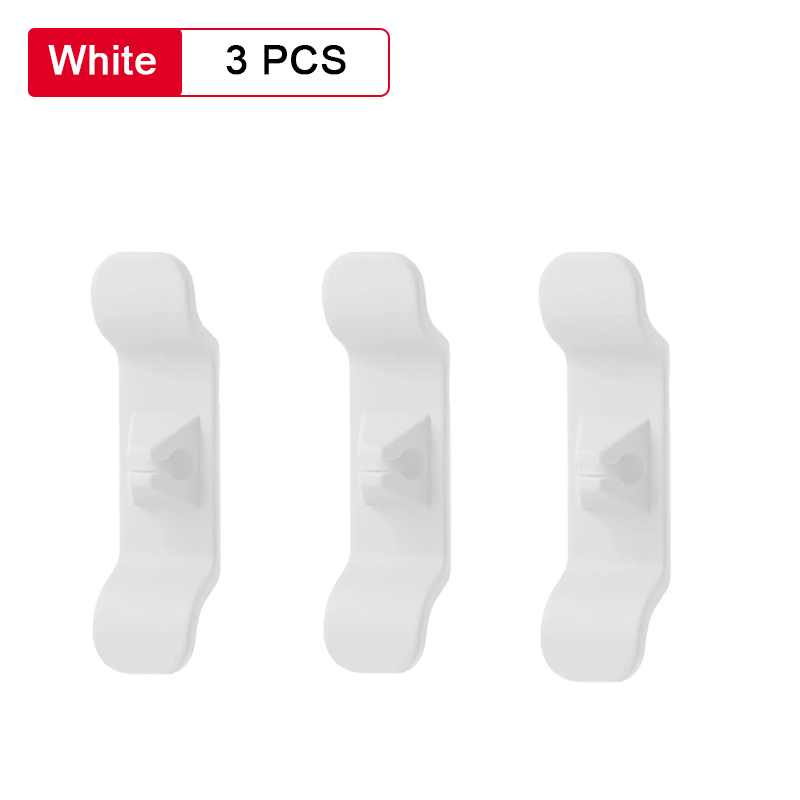 Ganchos para envolver cables, organizador de cables con Clip, protección de bobinado de cables para electrodomésticos, enrollador de cables para electrodomésticos, 1/6 Uds.: Rosa