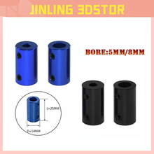 5 stücke Welle Koppler D14L25 Aluminium Kupplung Bohrung 5x5 5x8 8X8mm Blau flexibel koppler Starren Schraube teil Für Stepper Motor-