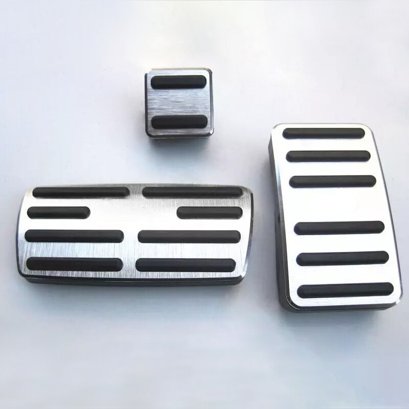 Aluminum alloy Car Accelerator Gas Pedal Brake Pedal plate Cover For Honda CR-V CRV: 12-16 Silver