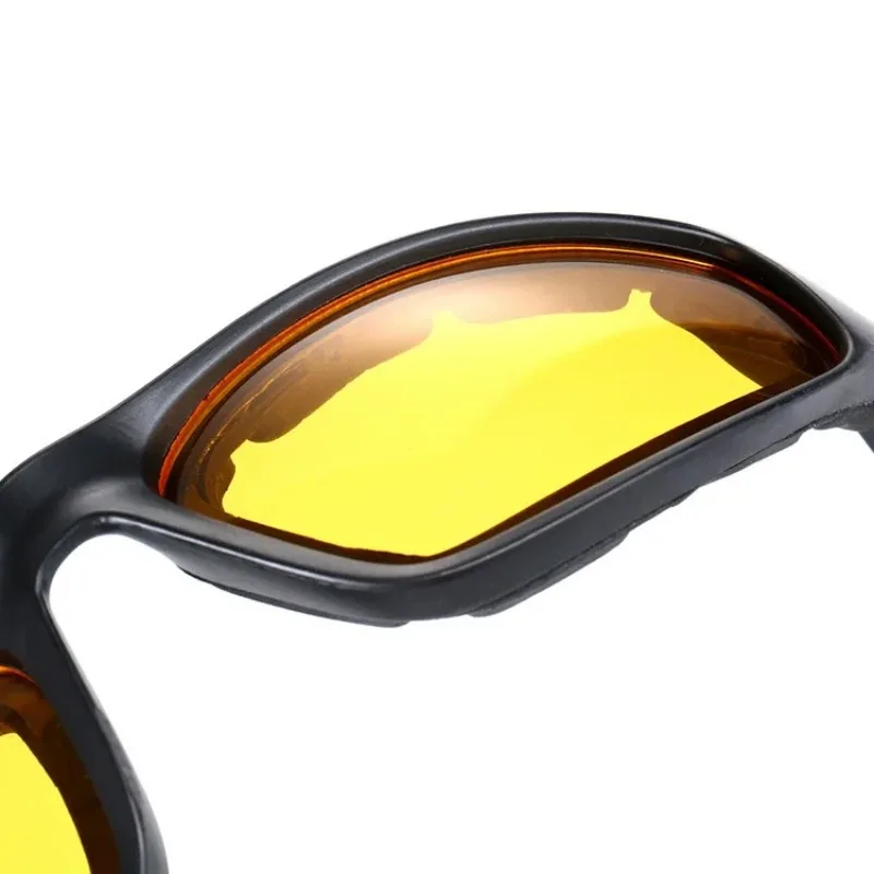 Gafas de motocicleta gafas de sol polarizadas protección contra la radiación UV gafas de caza gafas de Moto a prueba de viento escudo de montar equipo deportivo