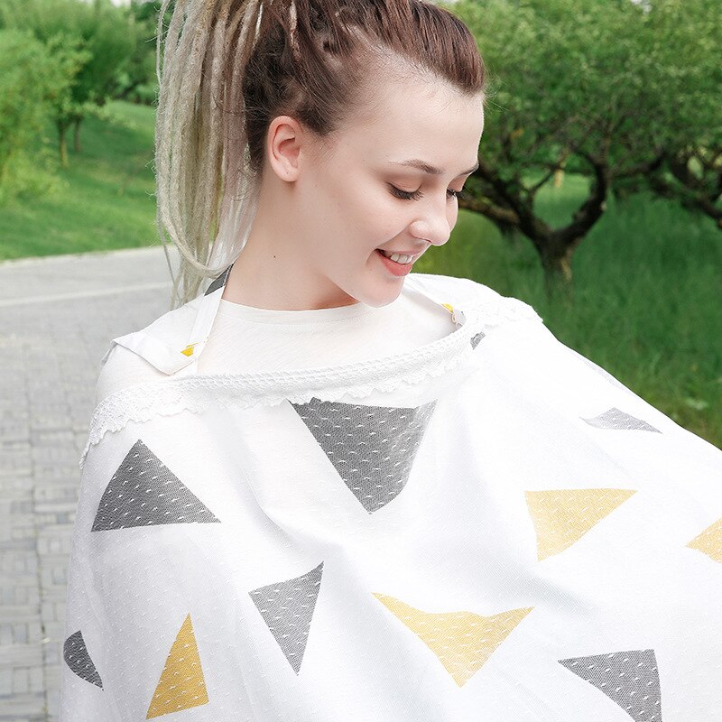 Fundas de lactancia para madres y bebés, tela de algodón transpirable, talla grande L,