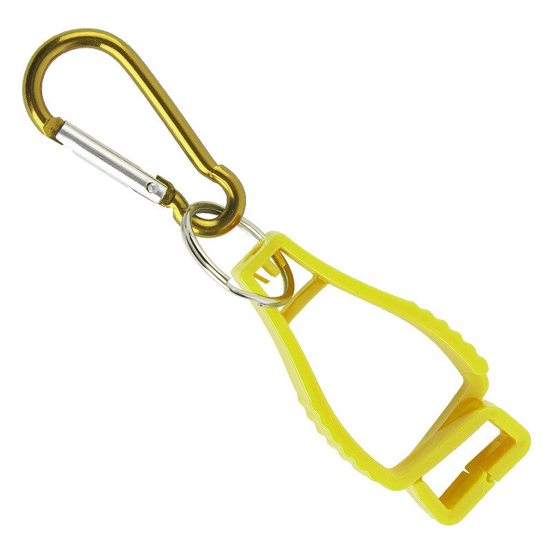 1Pc Multifunctionele Handschoen Grijper Hanger Arbeid Klem Gripper Veiligheid Bediening Tool Transport Bescherming Apparaat: YELLOW