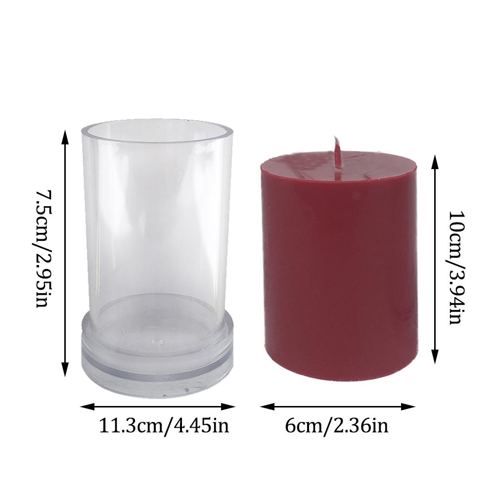 Candle Mold Silicone Mould DIY Handmade Crafts Candle Making Clay Resin Molds Aromatherapy Plastic Candle Mold Home Decoration: 01