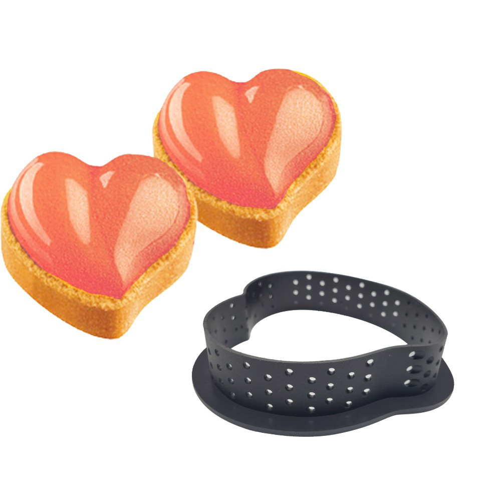 5-20 stücke Perforierte Kunststoff Torte Ring Kreis DIY Französisch Obst Mousse Kuchen Nachtisch Formen Cutter für Küche Gebäck dekorieren Werkzeug