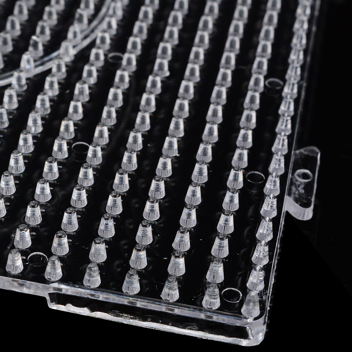 4Pcs 5mm Practical PE Clear Square Large Pegboards Board Circle Puzzle Beads Template For Hama Fuse Perler Beads