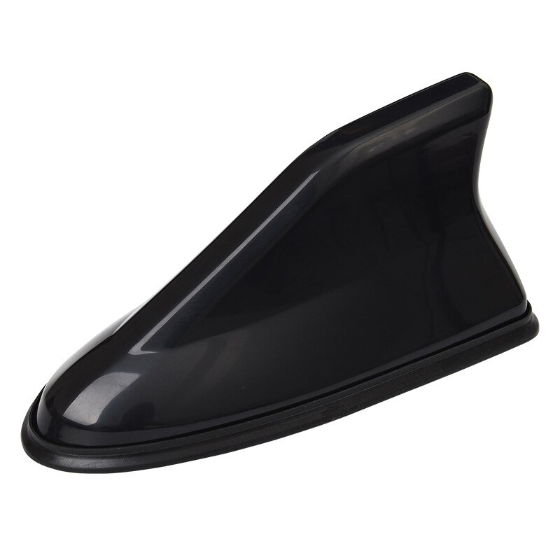 Car Roof Shark Fin Aerial Antenna Toppers Universal Auto Radio fm Antenna Signal Decorative For BMW/Honda/Toyota/VW/Kia/Nissan: black