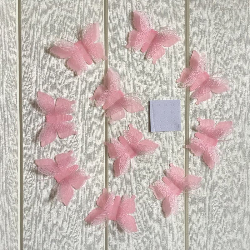 Children Luminous PVC Switch Sticker Cartoon Glowing In The Dark Wall Sticker Home Room Decor 3D Luminous Butterfly Sticker Toys