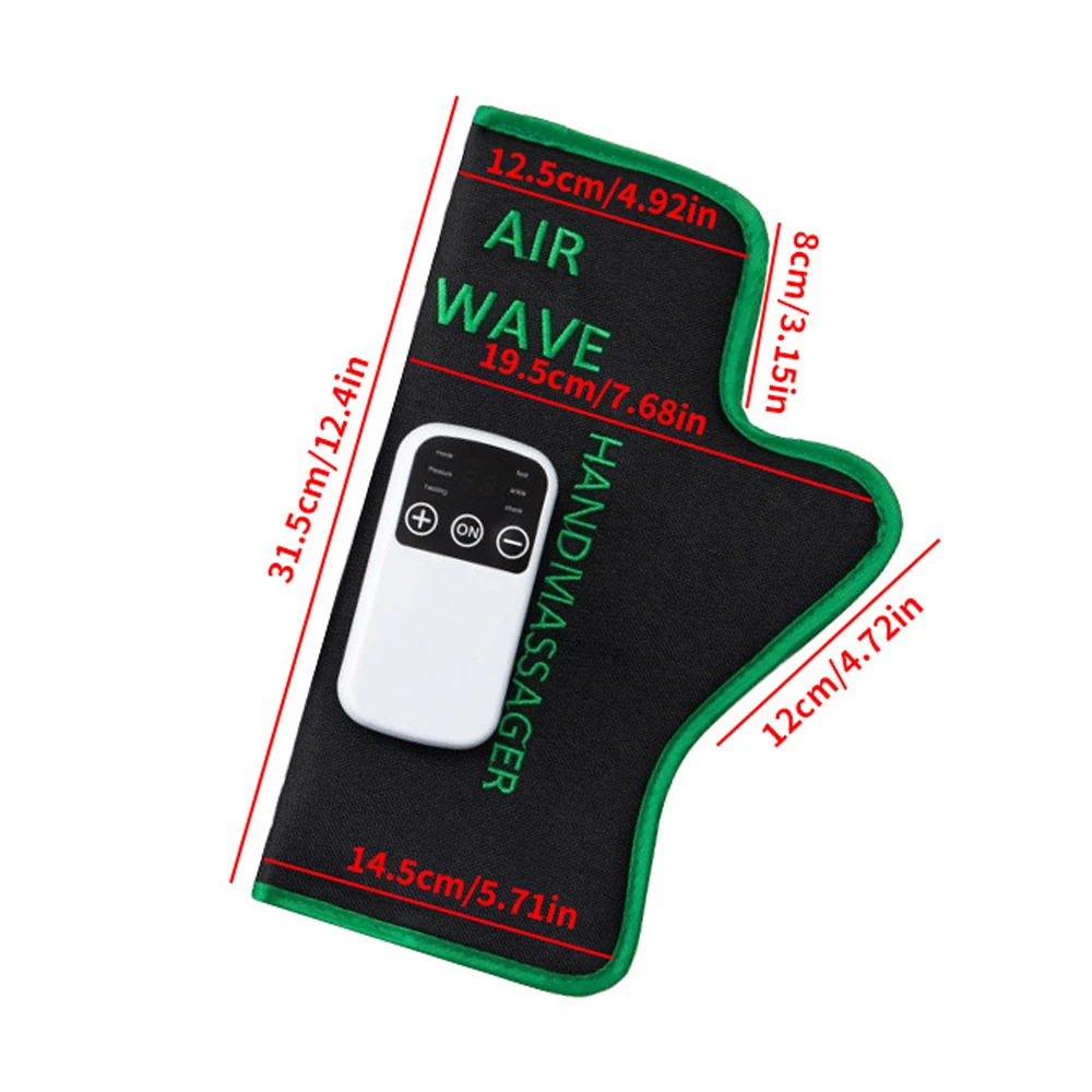 Handluchtcompressie Massageset met verwarmde palm Airbag Circulatiemassage Verlicht handvermoeidheid en pijn voor schoonheidssalon