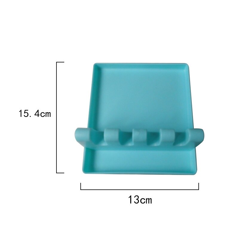 Kitchen Spoon Holders Fork Spatula Rack Shelf Organizer Plastic Spoon Rest Chopsticks Holder Non-slip Spoons Pad Kitchen Utensil: 04