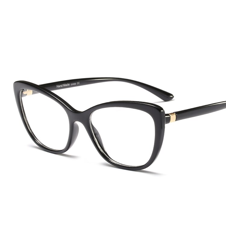 MARC Frame Eyeglass Clear lens Women Cat eye Square Glasses Resin Transparent Eyewear Personality Purple 95185 1