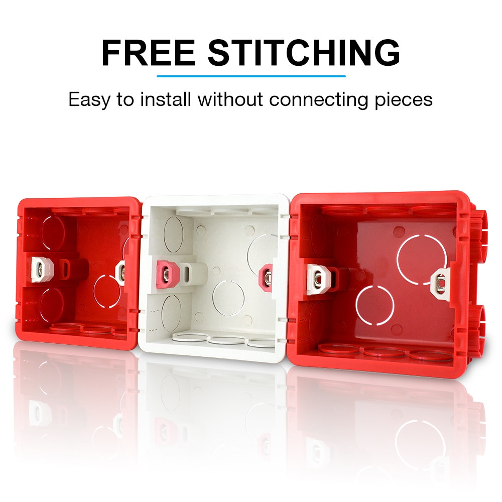 Safe &durable Wall Mounting Box Applicable to switch residential, buildings and factory installation of electrical equipment