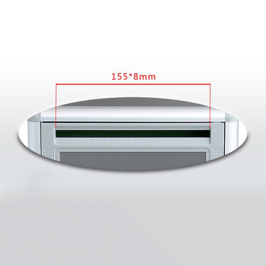 Modern Wall Mounted Lockable Mailbox Outdoor Rainproof Parcel Suggestion Box