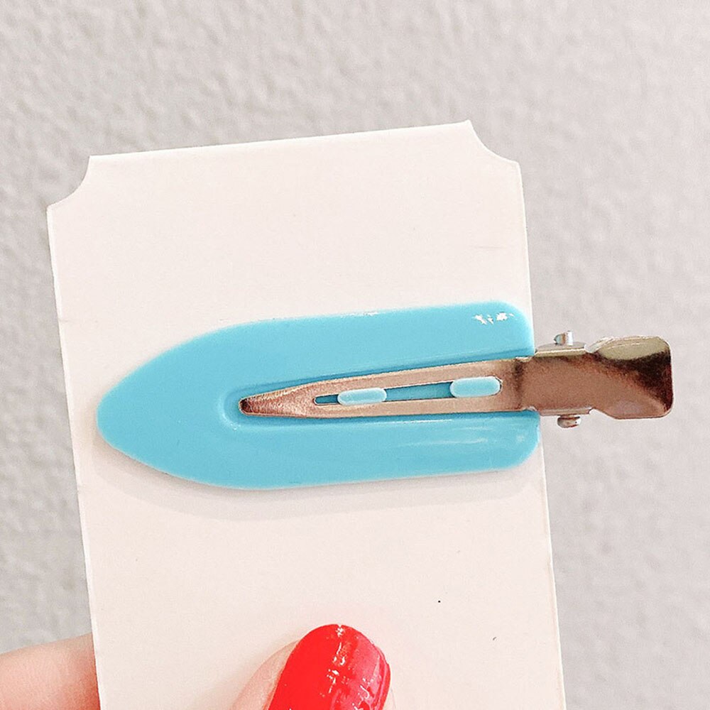 1/4 sztuk bez zginania bez szwu spinki do włosów z boku grzywka Fix Fringe Barrette spinki do włosów makijaż mycie twarzy akcesoria kobiet dziewczyn stylizacji: 1pc Blue
