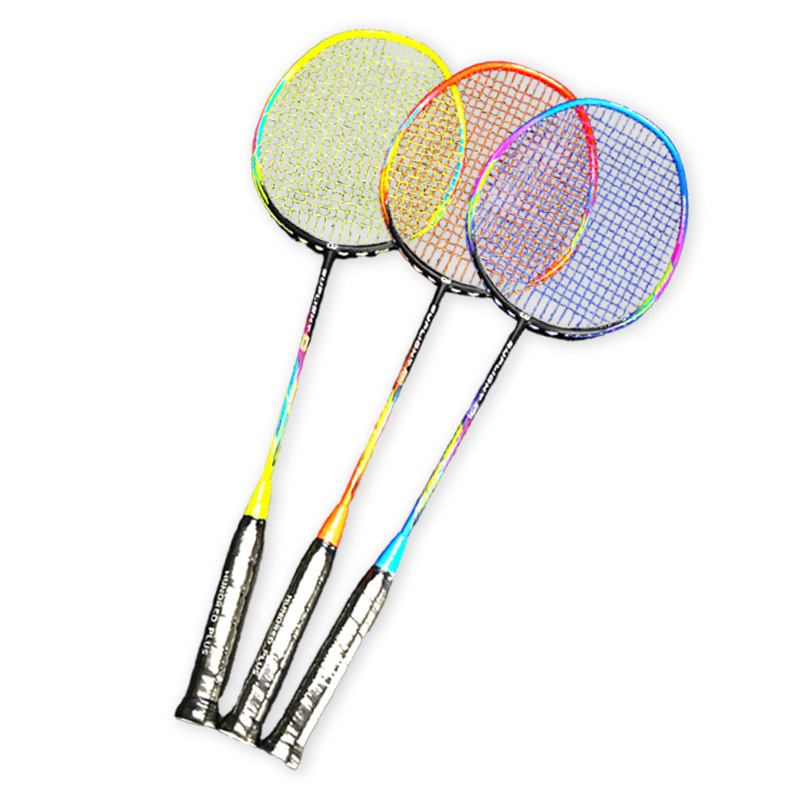 Full Carbon Fiber Strung Badminton Rackets Competition Training Racquet Speed Sports For Adult -40